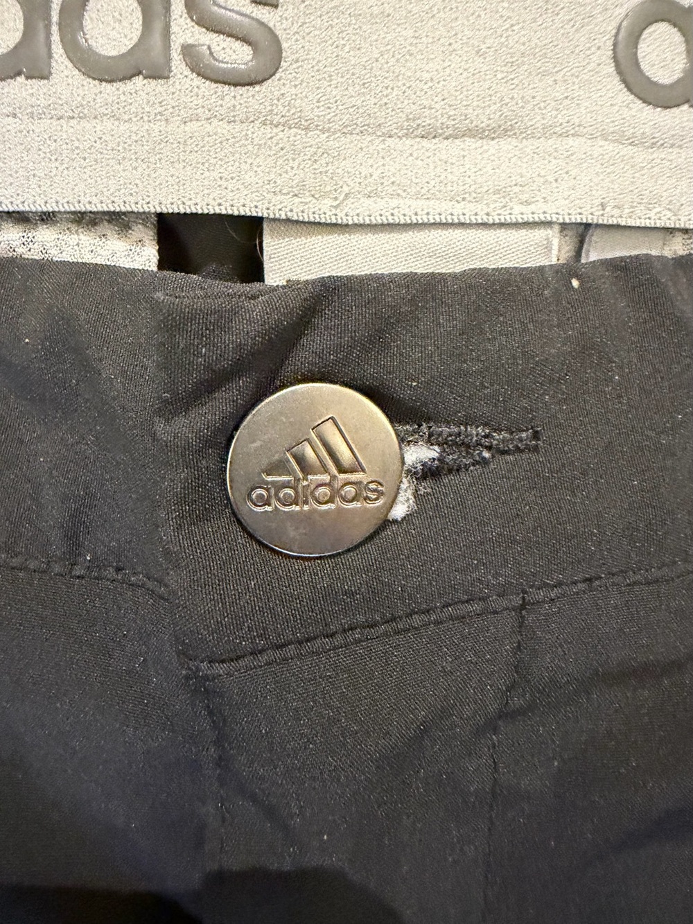 Adidas Men’s Golf Pants 36x32 Black Outdoor Sporty Clothes Chino - Picture 4 of 5